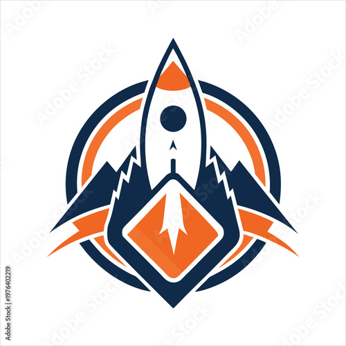 Minimal Startup Company Logo Template Vector