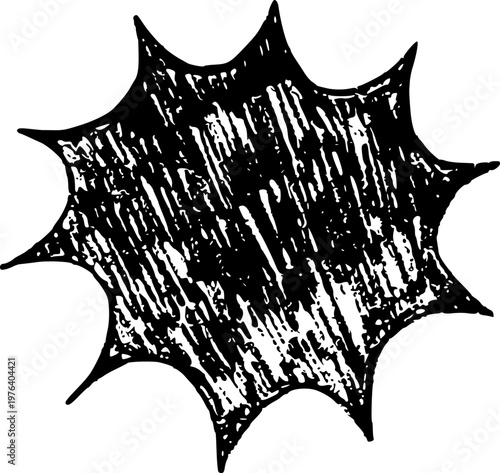 Crayon Scribble Star