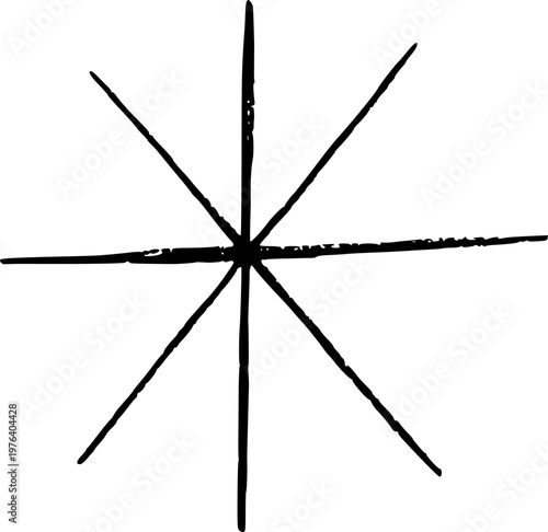 Crayon Scribble Star