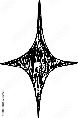 Crayon Scribble Star