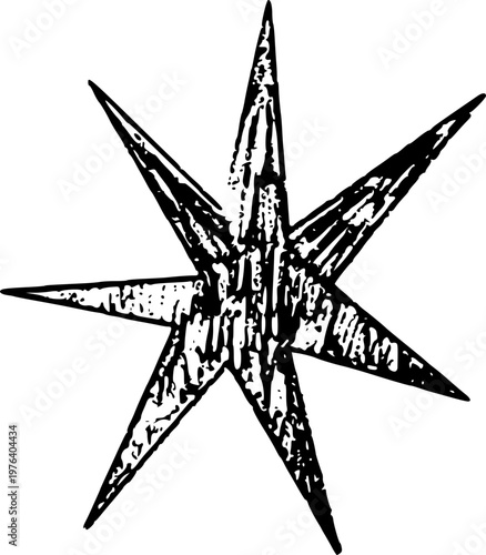 Crayon Scribble Star