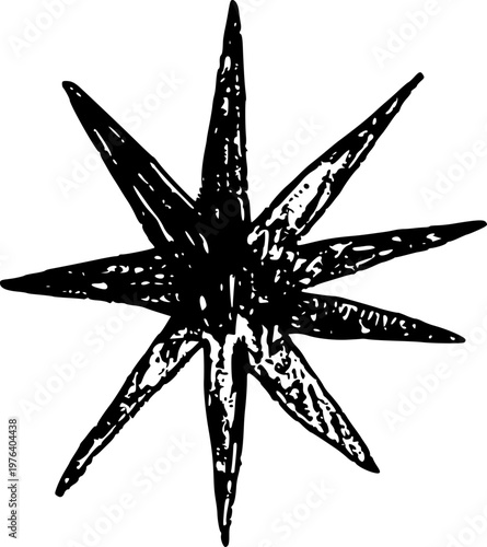 Crayon Scribble Star