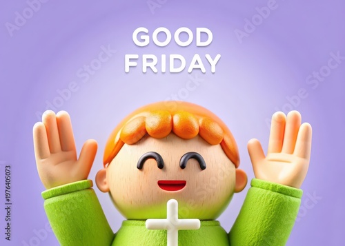 Good Friday Animated Character