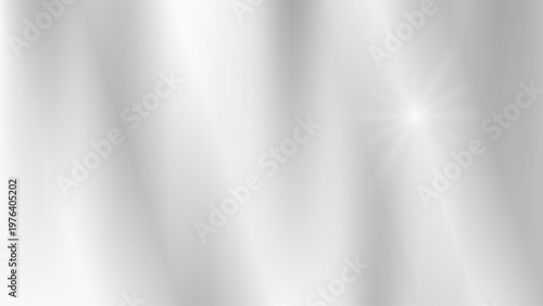 Silver mirror gradient background with glossy metallic reflection and smooth chrome texture. Modern abstract design ideal for luxury branding, tech visuals, web banners and presentations.