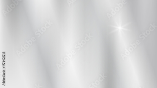 Fotografie Abstract silver gradient background with mirror chrome reflections and smooth metallic surface