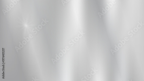 Silver mirror gradient background with glossy metallic reflection and smooth chrome texture. Modern abstract design ideal for luxury branding, tech visuals, web banners and presentations.