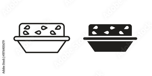 Halva icon concept design set. Icon Element For Design