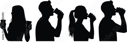 abstract, glitch, distortion, people, silhouette, drinking, coffee, motion, digital, effect, creative, modern, blur, overlay, artistic, composite, texture, background, design, concept