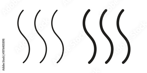 Hot icon concept design set. Icon Element For Design