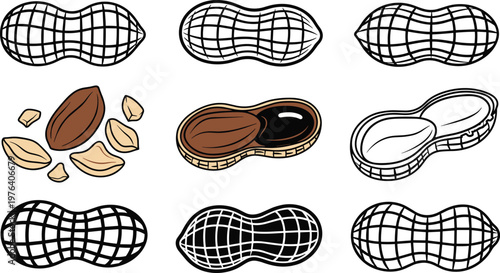 Standing person silhouette illustration, human posture vector artwork, body stance design composition, figure gesture graphic set