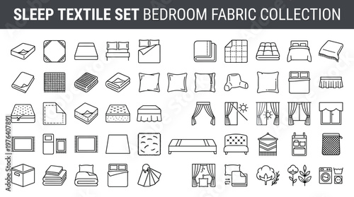 Sleep space fabrics featuring mattress layer sheets, elastic corner sheets, upper layer sheets, headrest covers, quilt cover layer