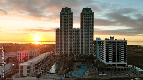 sunrise over over south padre Island