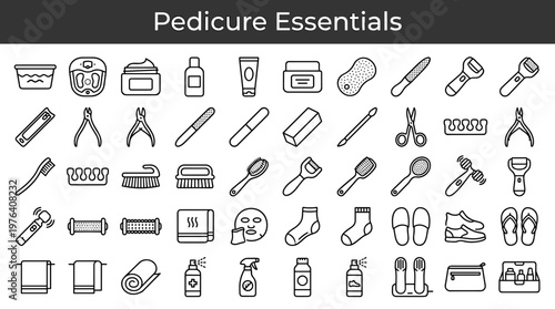 Lower limb grooming essentials featuring soaking basin container, electric spa device, moisturizing cream container, hydrating
