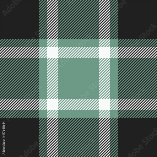 Indian vector seamless background, french tartan pattern texture. Fashionable plaid textile fabric check in black and pastel colors.