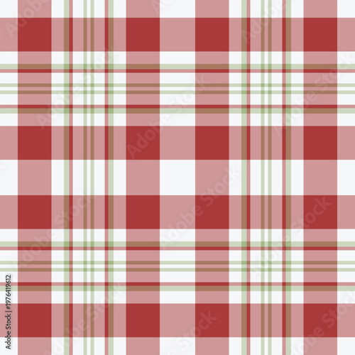 Path textile plaid check, mockup fabric vector texture. Folk seamless background tartan pattern in light and white colors.