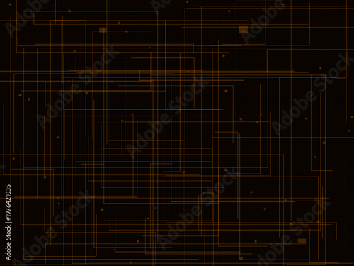 Circuit Board PCB Trace Pattern Technology Background