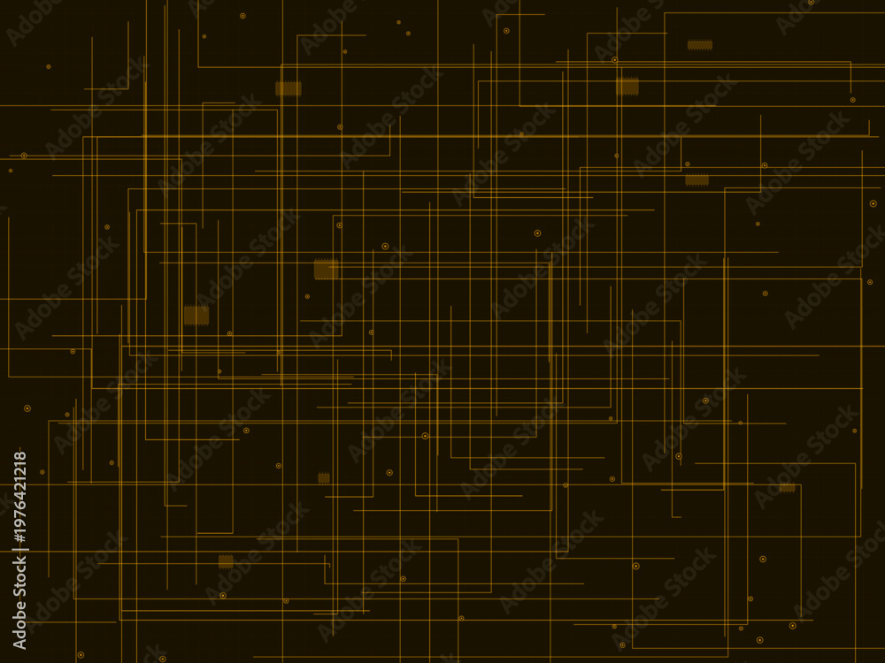 Fototapeta premium Circuit Board PCB Trace Pattern Technology Background