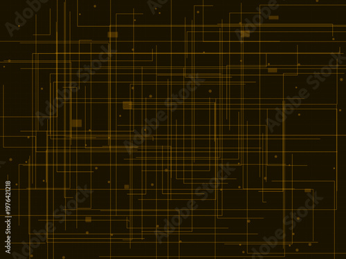 Circuit Board PCB Trace Pattern Technology Background