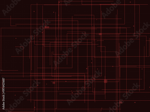 PCB Trace Pattern Futuristic Technology Abstract Background