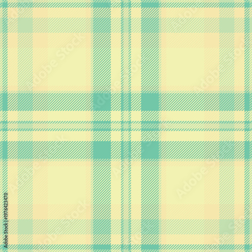Strip textile vector fabric, doodle seamless texture plaid. Random pattern tartan background check in light and lime colors.