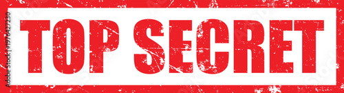 Set of Distressed Top Secret and Do Not Enter Red Stamps