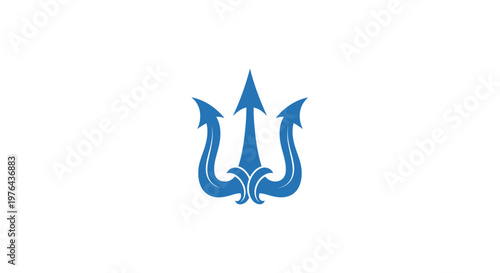 Trident icon symbol sea weapon.
