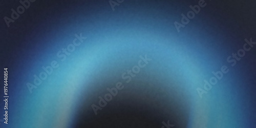 Blue Gradient Halo Abstract Background with Soft Grainy Texture