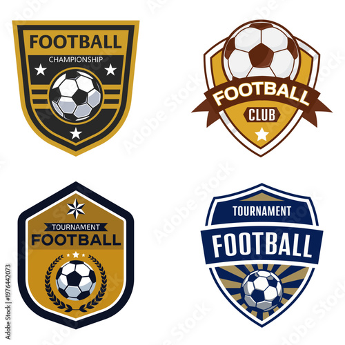 Football Tournament Crests: A collection of meticulously designed crests, each a unique emblem embodying the spirit of competition and the passion for the beautiful game.