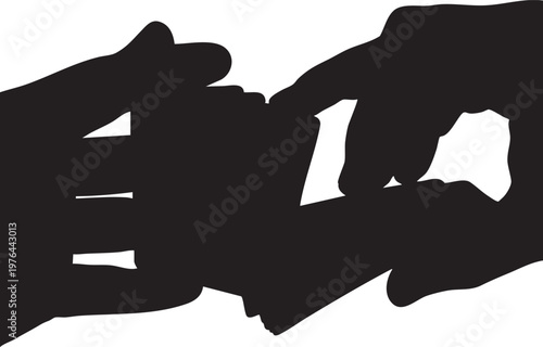 Silhouette of international space station modular orbiting laboratory in space with satellite, astronomy