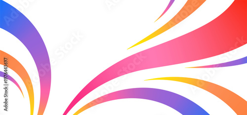 Dynamic Color Lines Splashes Pattern. Vector Background with Flowing Rainbow Lines. Curve and Wave Swirl Ribbons Bg.