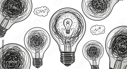 Creative ideas and inspiration concept.