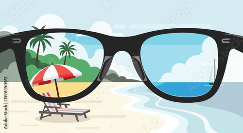 A forest tree border silhouette