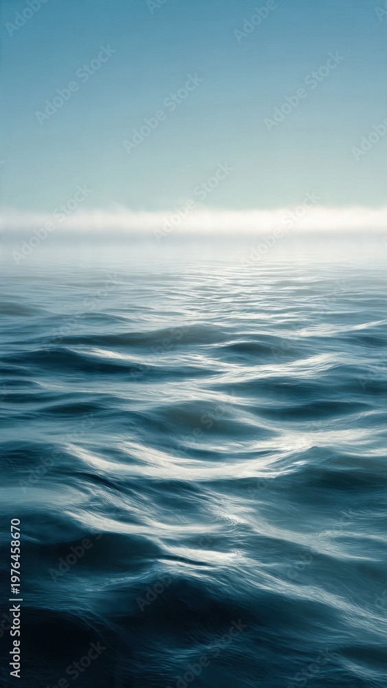 Obraz premium Serene Ocean Horizon at Dawn