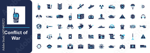 Soldiers clash in intense urban warfare setting with tanks and buildings