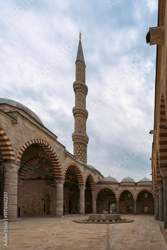 Edirne, one of the former capitals of the Ottoman Empire, with its four-minaret Selimiye Mosque, bridges and other mosques, photographed in the light of sunrise and sunset.