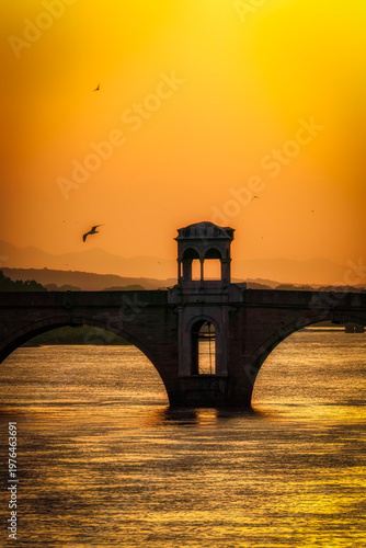 Edirne, one of the former capitals of the Ottoman Empire, with its four-minaret Selimiye Mosque, bridges and other mosques, photographed in the light of sunrise and sunset.