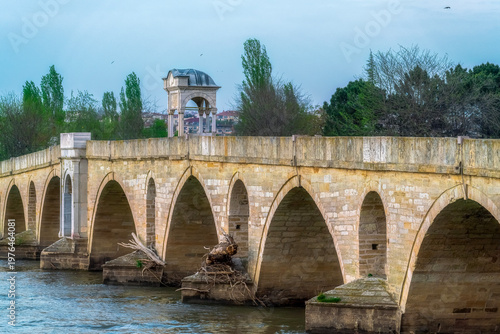 Edirne, one of the former capitals of the Ottoman Empire, with its four-minaret Selimiye Mosque, bridges and other mosques, photographed in the light of sunrise and sunset.