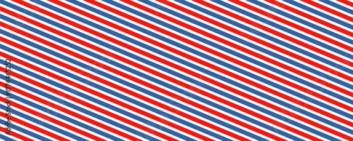 Airmail envelope frame with blue and red stripes on white background. International vintage letter border. Retro air mail postcard.