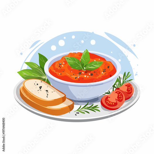 Lyutenitsa Aufstrich modern serviert