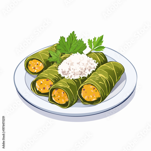 Sarmi gefüllte Weinblätter