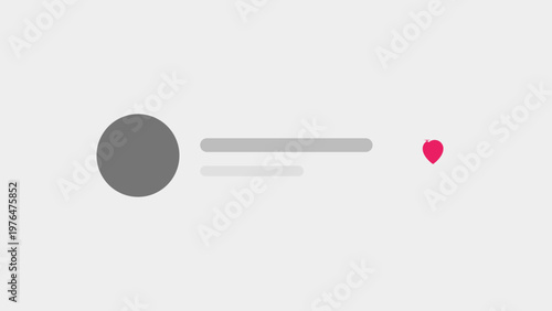 A white and gray icon with a red heart