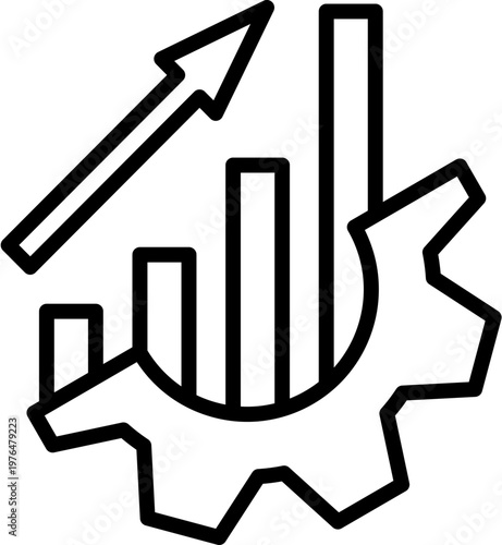 Performance Metrics line icon