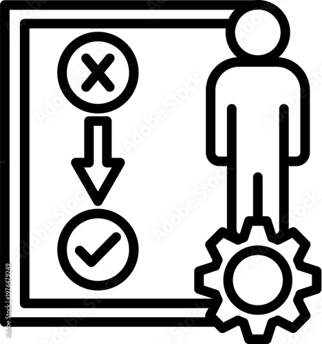 Refinement line icon