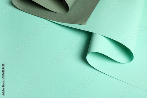 Twisted sheets of color pap...