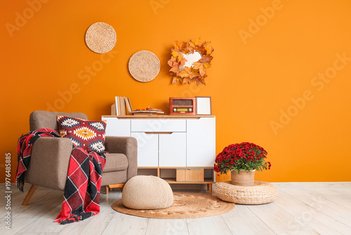 Interior of stylish living ...