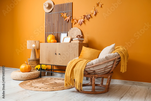 Interior of stylish living ...