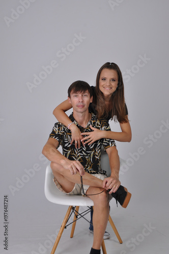 Casal da moda ligação de amor e românce 