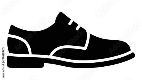 Kids formal shoes icon