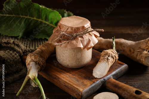 Homemade grated horseradish...