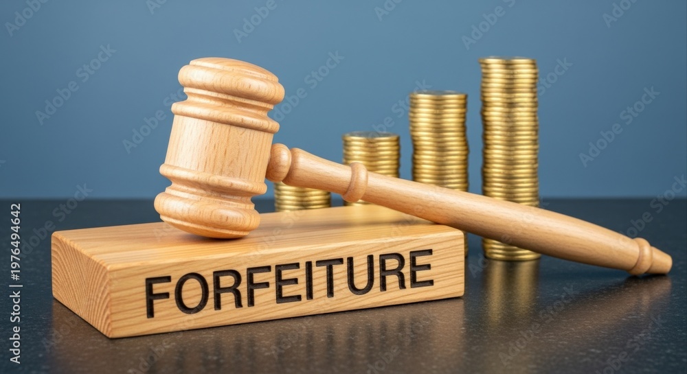 custom made wallpaper toronto digitalWooden Gavel and Stacks of Coins Representing Financial Forfeiture and Legal Judgment